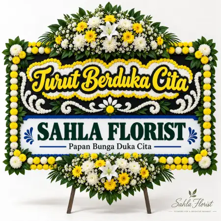 Papan Bunga Duka Harjamukti
